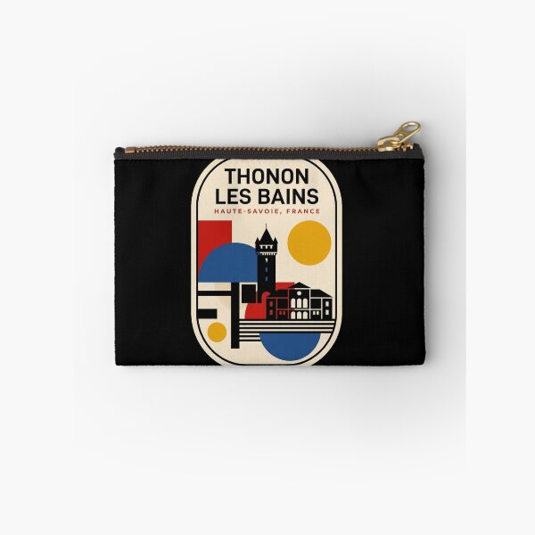 Item preview, Retro Thonon Les Bains Bauhaus Geometric Skyline designed and sold by k3rstman1.