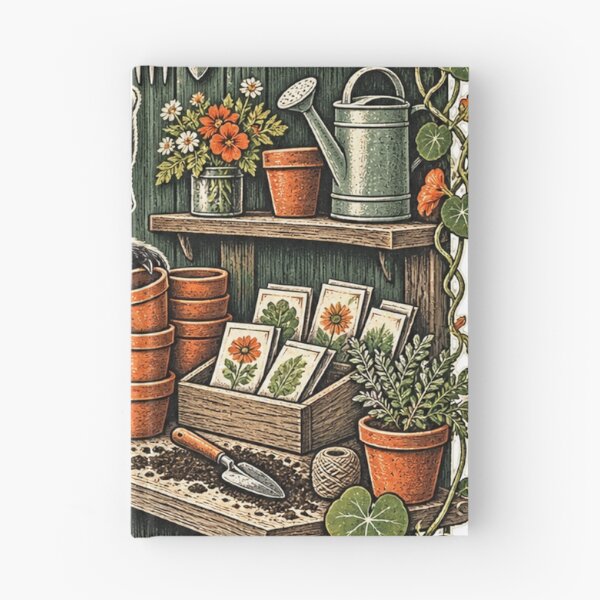 Item preview, Badger Potting Shed Botanical Garden designed and sold by SiripornSeaynng.