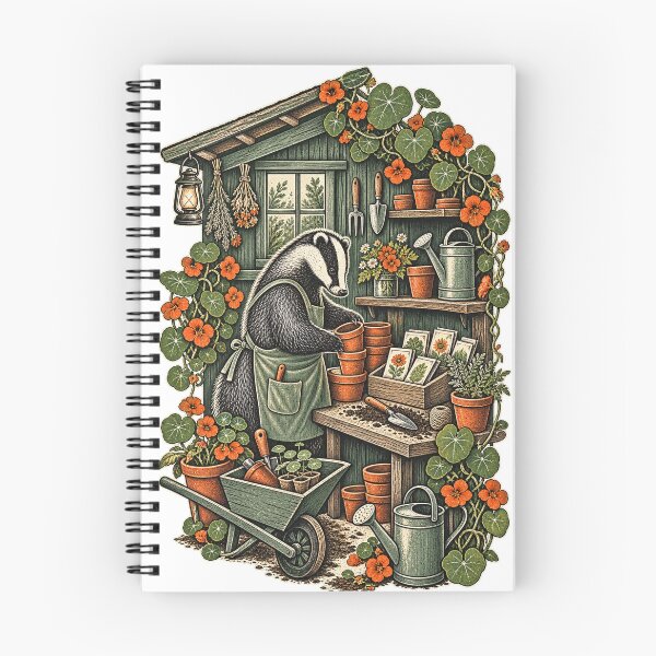 Item preview, Badger Potting Shed Botanical Garden designed and sold by SiripornSeaynng.