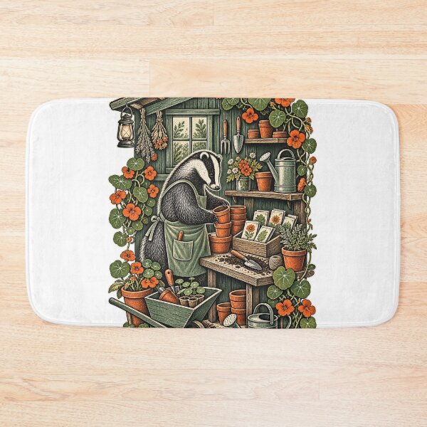 Item preview, Badger Potting Shed Botanical Garden designed and sold by SiripornSeaynng.
