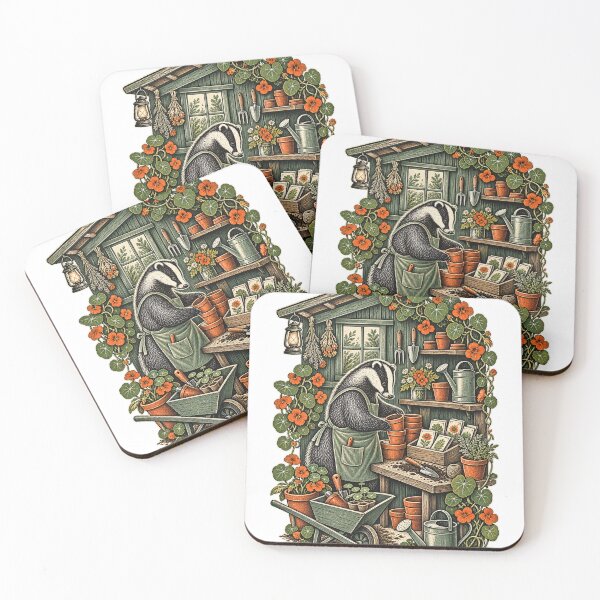Item preview, Badger Potting Shed Botanical Garden designed and sold by SiripornSeaynng.