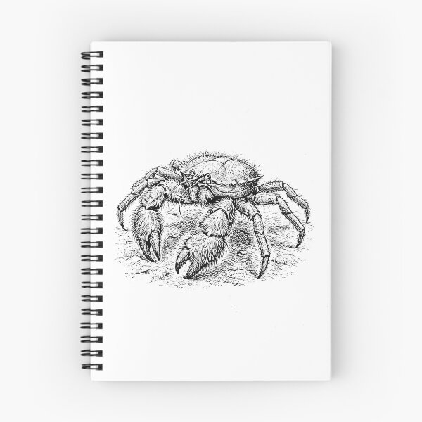 Item preview, Vintage Woodcut Yeti Crab Illustration designed and sold by DuckOddity.