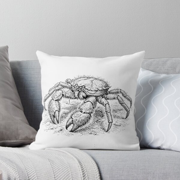 Item preview, Vintage Woodcut Yeti Crab Illustration designed and sold by DuckOddity.