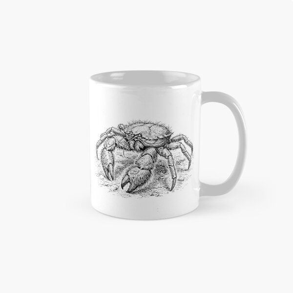 Item preview, Vintage Woodcut Yeti Crab Illustration designed and sold by DuckOddity.