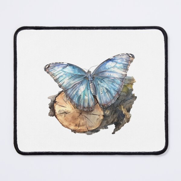 Item preview, Blue Butterfly | Elegant Nature Aesthetic Art designed and sold by Mandayartstudio.