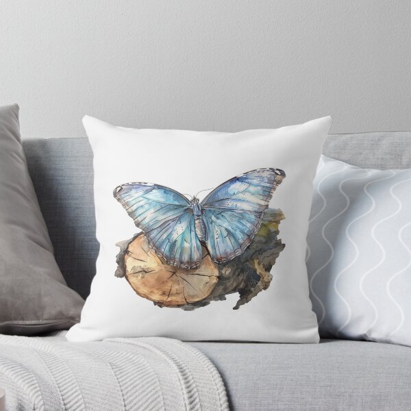 Item preview, Blue Butterfly | Elegant Nature Aesthetic Art designed and sold by Mandayartstudio.