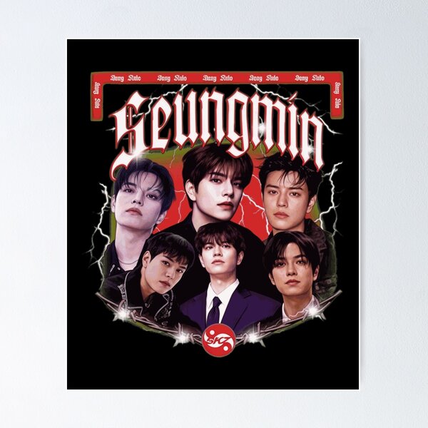 Item preview, Seungmin Retro Vintage Kpop Idol Tee designed and sold by JamesRol160150.