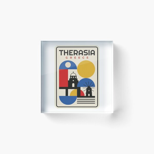 Item preview, Retro Therasia Bauhaus Geometric Skyline designed and sold by k3rstman1.