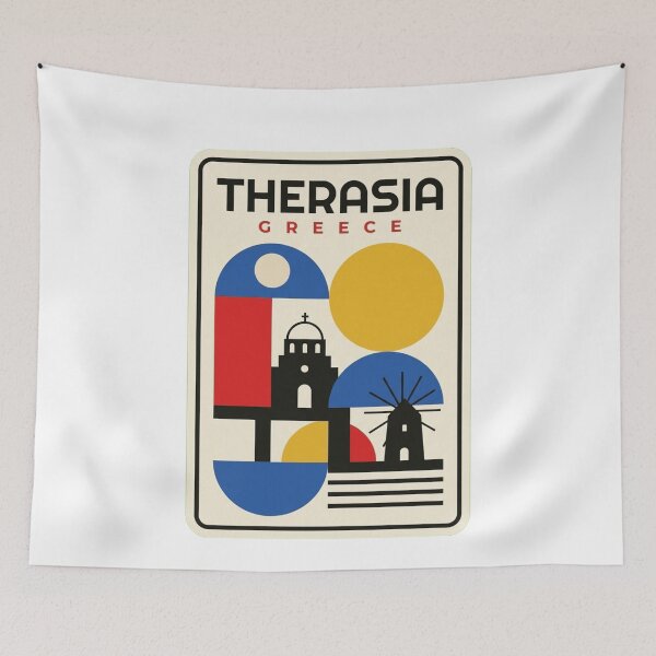 Item preview, Retro Therasia Bauhaus Geometric Skyline designed and sold by k3rstman1.