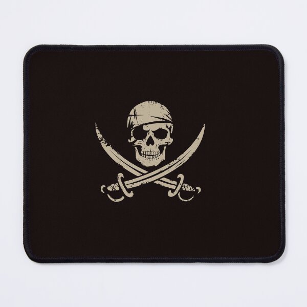 Item preview, Vintage Pirate Skull and Crossed Swords Skeleton Halloween designed and sold by ImeldaSparks.