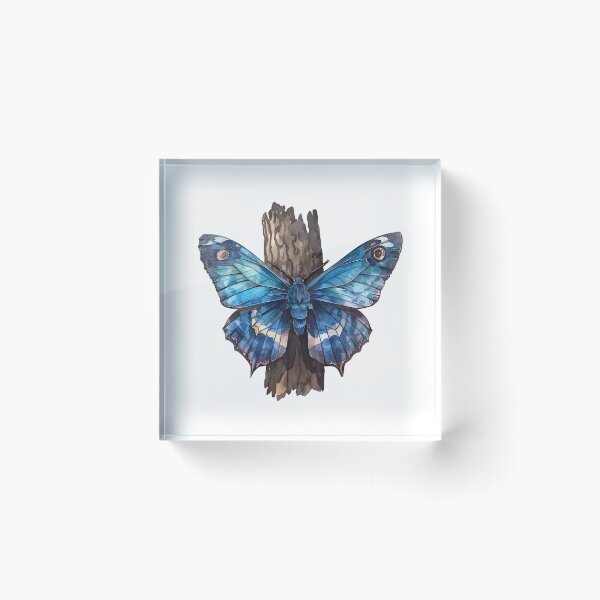 Item preview, Blue Butterfly | Elegant Nature Aesthetic Art designed and sold by Mandayartstudio.