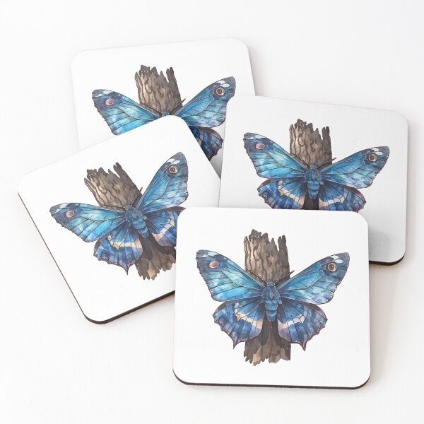Item preview, Blue Butterfly | Elegant Nature Aesthetic Art designed and sold by Mandayartstudio.