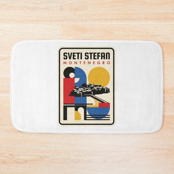 Item preview, Retro Sveti Stefan Bauhaus Geometric Skyline designed and sold by k3rstman1.