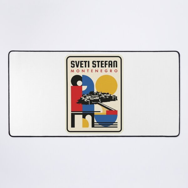 Item preview, Retro Sveti Stefan Bauhaus Geometric Skyline designed and sold by k3rstman1.