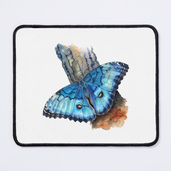 Item preview, Blue Butterfly | Elegant Nature Aesthetic Art designed and sold by Mandayartstudio.