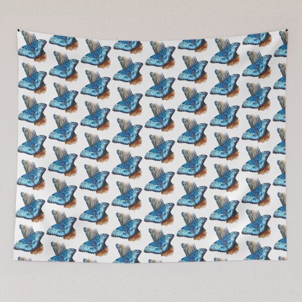 Item preview, Blue Butterfly | Elegant Nature Aesthetic Art designed and sold by Mandayartstudio.