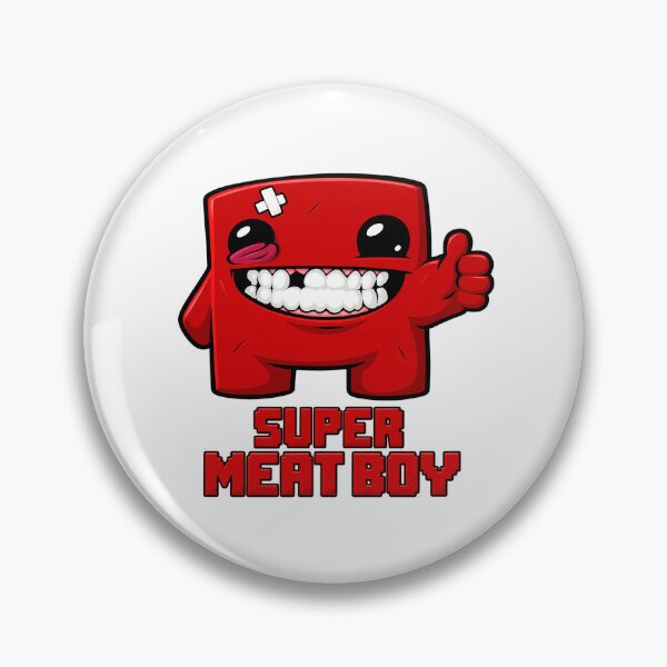 Artikelvorschau, Super Meat Boy grinsendes Maskottchen entworfen und verkauft von Nature Explore Game.