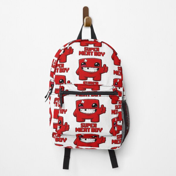Item preview, Super Meat Boy Grinning Mascot designed and sold by Nature Explore Game.