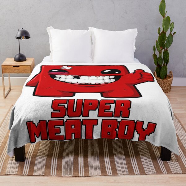 Item preview, Super Meat Boy Grinning Mascot designed and sold by Nature Explore Game.