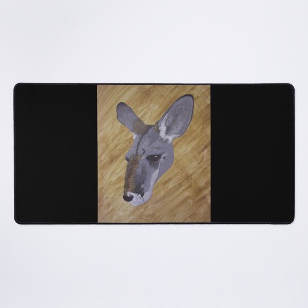 Item preview, Australian Red Kangaroo Doe – Original Wildlife Acrylic Painting designed and sold by Wyverntales.