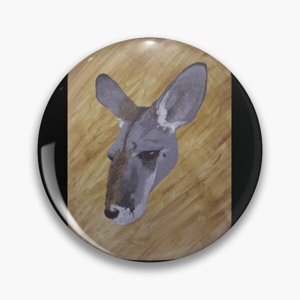 Item preview, Australian Red Kangaroo Doe – Original Wildlife Acrylic Painting designed and sold by Wyverntales.