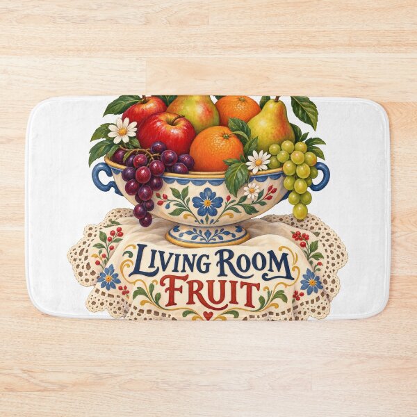 Item preview, Living Room Fruit Painted Balkan Household Humor designed and sold by OfficialBalkan.