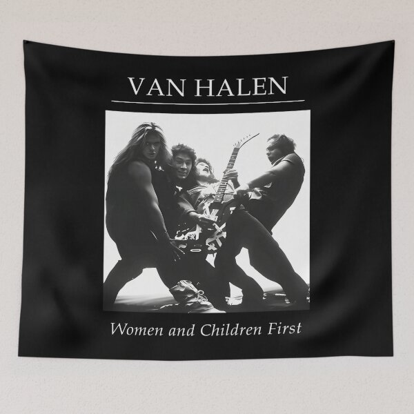 Item preview, Van Logo Band Vintage Rock Tour Album Halen 80s  designed and sold by finikatkey.