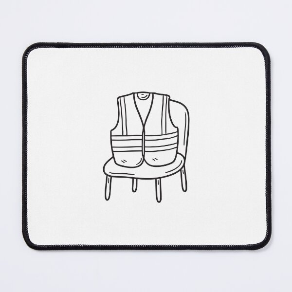 Item preview, Safety Vest Hanging on Chair designed and sold by rasagamastore.