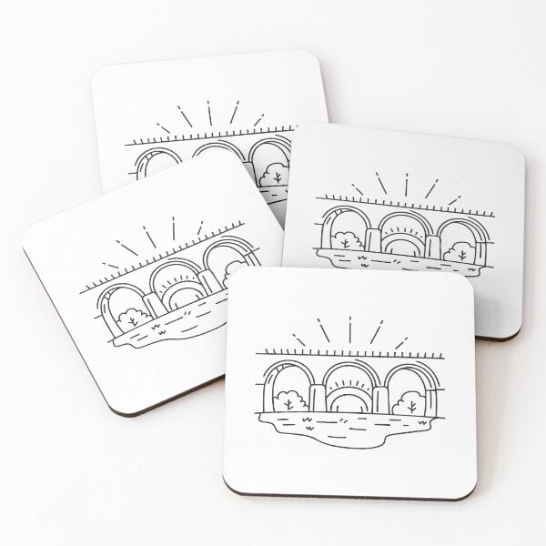 Item preview, Dusk Behind Tall Viaduct designed and sold by rasagamastore.