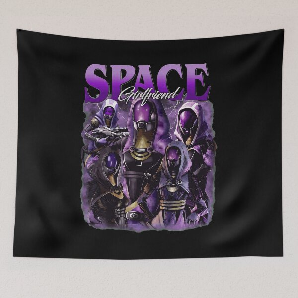 Item preview, SPACE Girlfriend Retro Mass Effect Quarian  designed and sold by PatrickT483989.