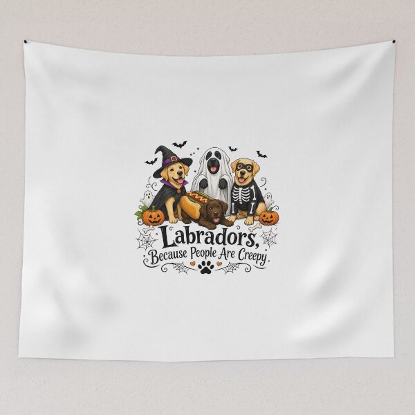 Item preview, Labradors Halloween Costumes Dog Funny Art designed and sold by OlyvieArt.