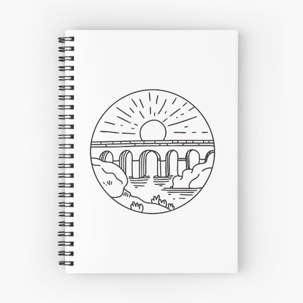 Item preview, Glowing Sunset Behind Stone Viaduct designed and sold by rasagamastore.