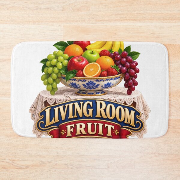 Item preview, Living Room Fruit Typography Balkan Household Humor designed and sold by OfficialBalkan.