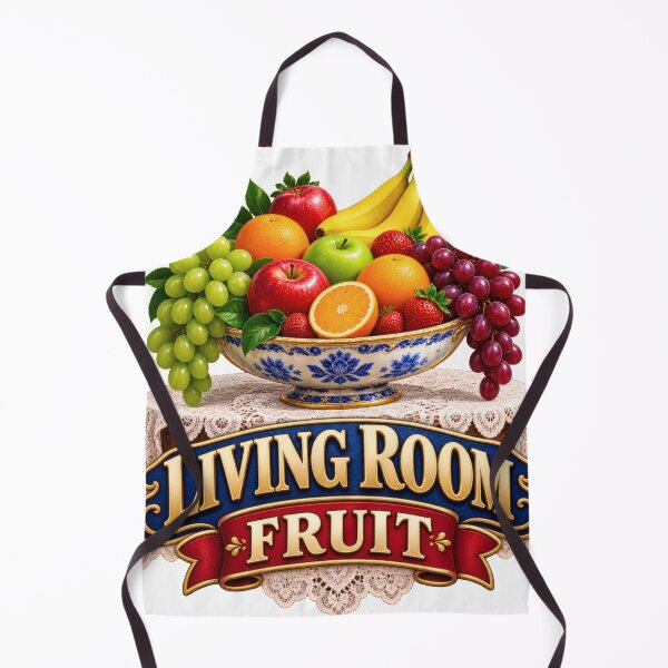 Item preview, Living Room Fruit Typography Balkan Household Humor designed and sold by OfficialBalkan.