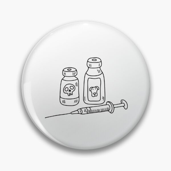 Item preview, Animal Vaccine Syringe and Vial designed and sold by rasagamastore.