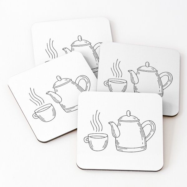 Item preview, Steaming Teapot and Cup designed and sold by rasagamastore.