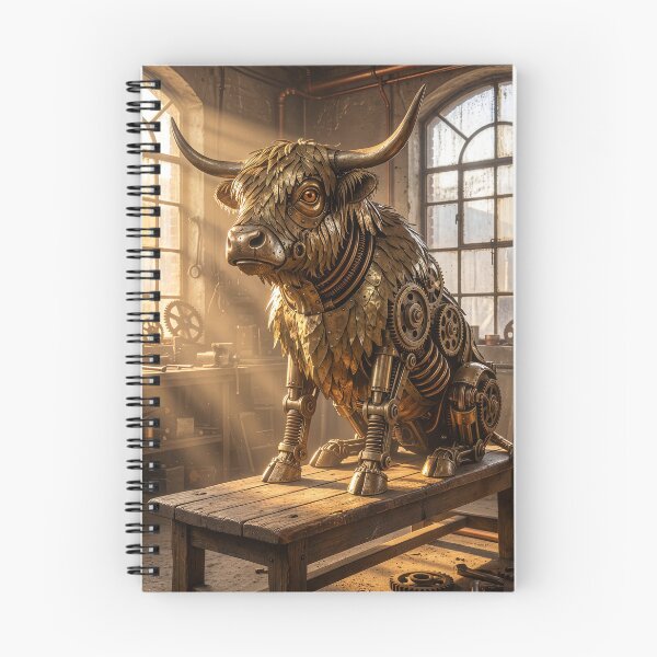 Item preview, Steampunk Bull in Workshop designed and sold by Tridentulus.