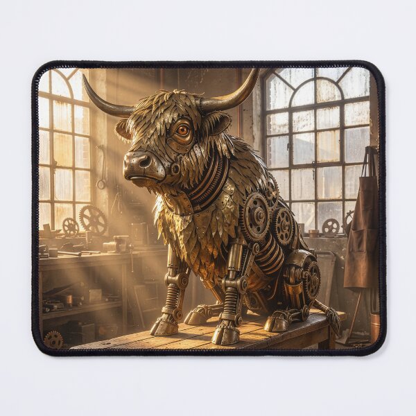Item preview, Steampunk Bull in Workshop designed and sold by Tridentulus.