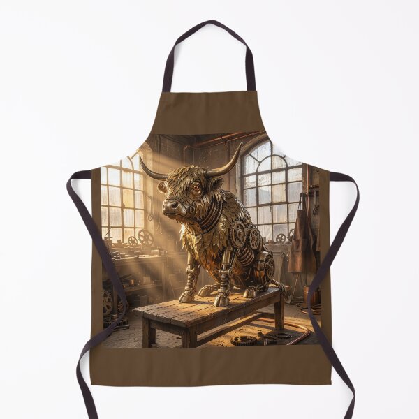 Item preview, Steampunk Bull in Workshop designed and sold by Tridentulus.