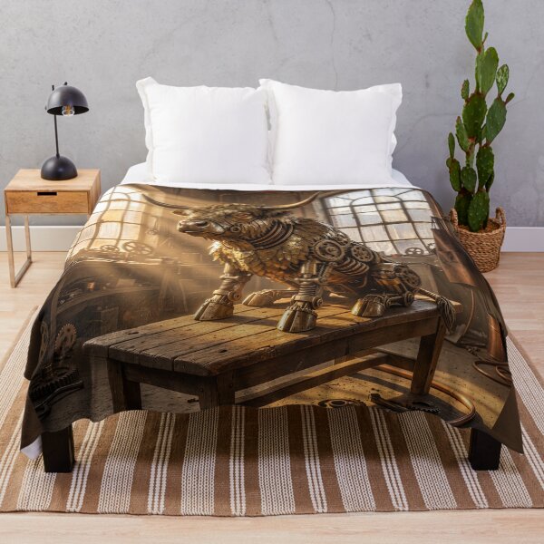 Item preview, Steampunk Bull in Workshop designed and sold by Tridentulus.