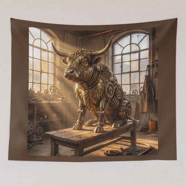 Item preview, Steampunk Bull in Workshop designed and sold by Tridentulus.