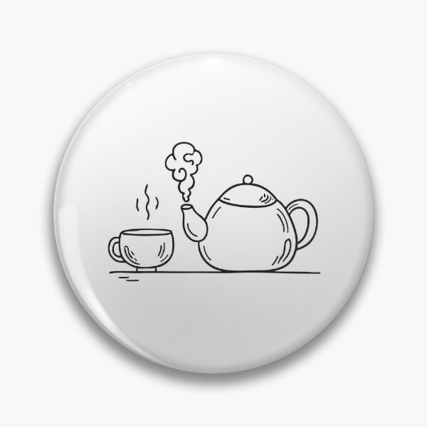 Item preview, Steaming Teapot and Teacup designed and sold by rasagamastore.
