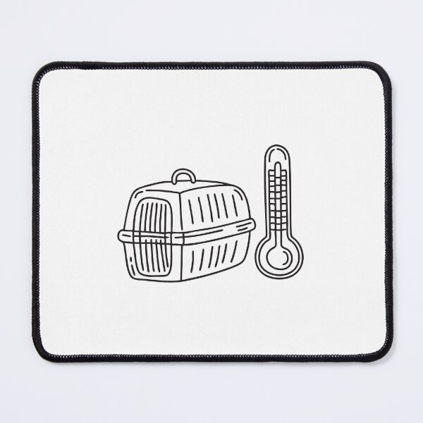 Item preview, Thermometer Near Pet Crate designed and sold by rasagamastore.