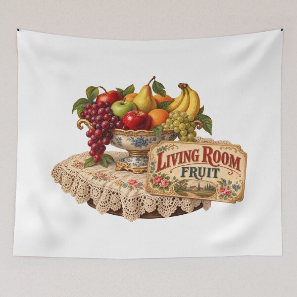 Item preview, Living Room Fruit Postcard Balkan Household Humor designed and sold by OfficialBalkan.