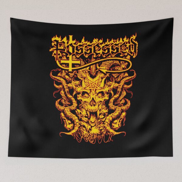 Item preview, Yellow Typography Speed Metal Band designed and sold by FourtyNinen.
