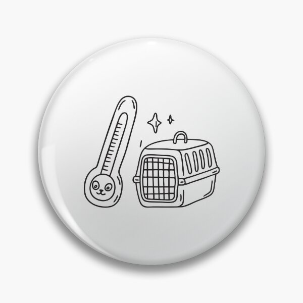 Item preview, Cat Carrier and Thermometer designed and sold by rasagamastore.