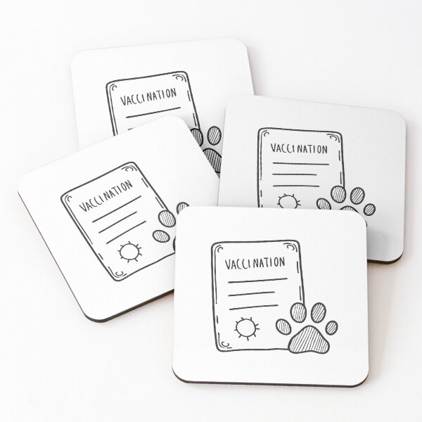 Item preview, Pet Vaccination Certificate and Paw Mark designed and sold by rasagamastore.