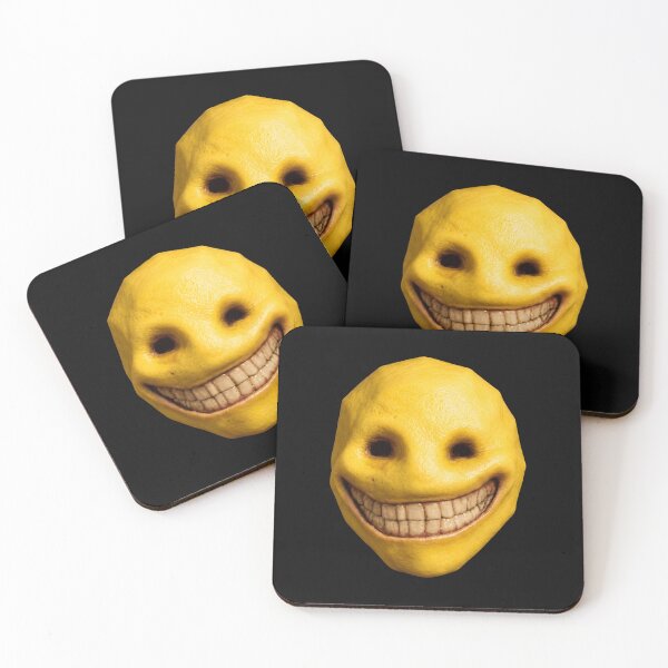 Item preview, Creepy Yellow Smile Face Spooky Halloween Meme Horror designed and sold by khdmalakarak.