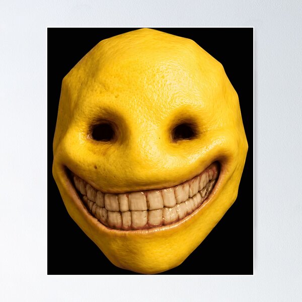 Item preview, Creepy Yellow Smile Face Spooky Halloween Meme Horror designed and sold by khdmalakarak.