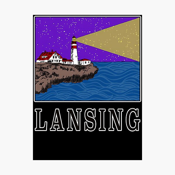 Item preview, Lansing Michigan Lighthouse  designed and sold by lettcrmaynerc.